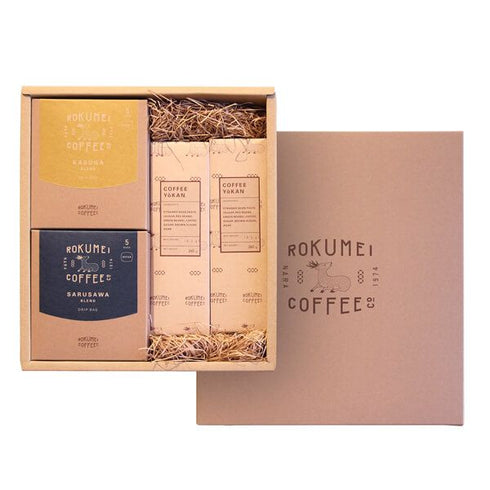 ロクメイコーヒー|ギフト 珈琲と和スイーツ ドリップパック & コーヒー羊羹