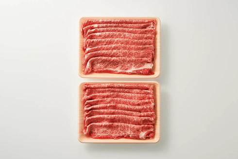 MEAT PLUS|【A4~A5】九州産黒毛和牛しゃぶしゃぶすき焼き用(400g・500g・800g・1kg)