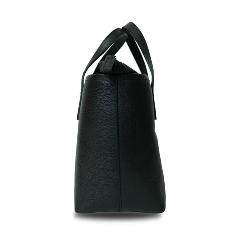 NO SIGN|レザー トートバッグ M ブラック