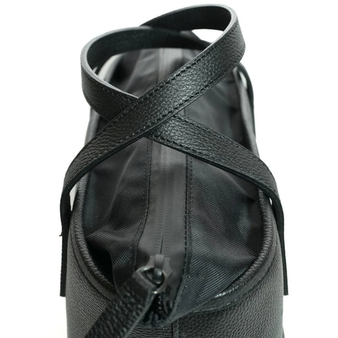 NO SIGN|レザー トートバッグ M ブラック