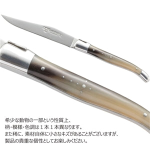 LAGUIOLE en Aubrac/ラギオール アン オブラック|ホーン ナイフ&フォークペア