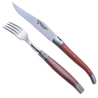 LAGUIOLE en Aubrac/ラギオール アン オブラック|ローズウッド ナイフ&フォークペア