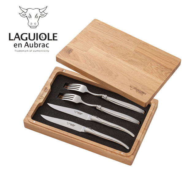 LAGUIOLE en Aubrac/ラギオール アン オブラック|ステンレス ナイフ&フォークペア