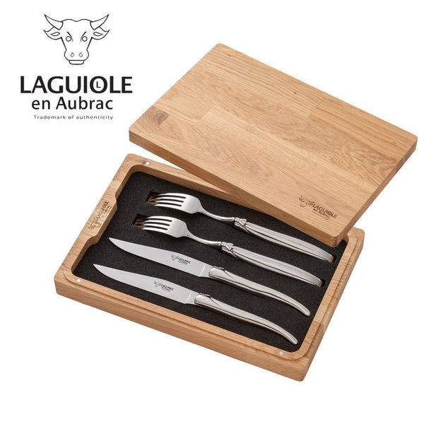 LAGUIOLE en Aubrac/ラギオール アン オブラック|ステンレス ナイフ&フォークペア