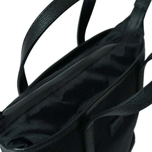 NO SIGN|ラウンド トートバッグ M ブラック