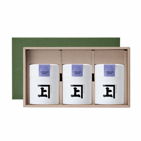 茶の庭|静岡の誉100g缶×3本【化粧箱入り】