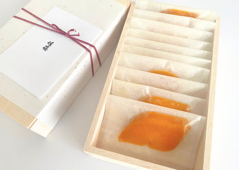 お料理佐藤|謹製からすみスライス10枚(約90g)