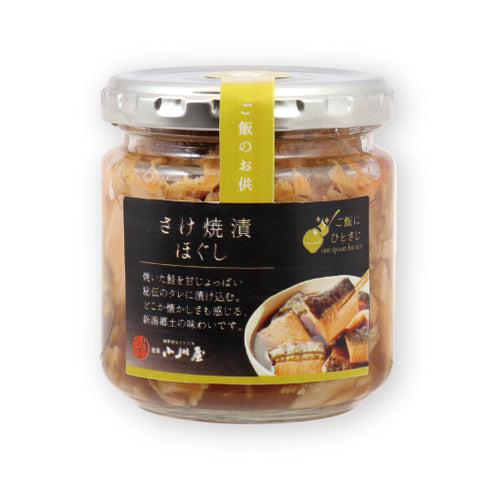 小川屋|「ミックス/5種セット」ご飯にひとさじ詰合せ(ごろごろ越後肉味噌×1瓶、鶏とえのきのすき焼き×1瓶、しっとり海鮮ふりかけ×1瓶、紅さけ荒ほぐし×1瓶、さけ焼漬ほぐし×1瓶)