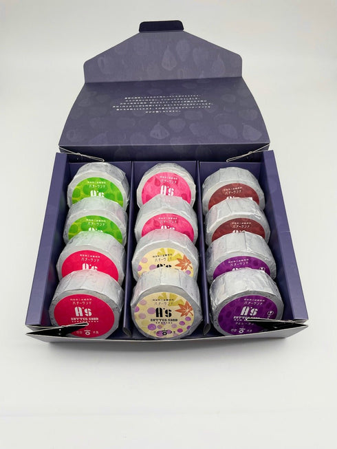 岡萬本舗|バターサンドA's12個入 季節スペシャル入