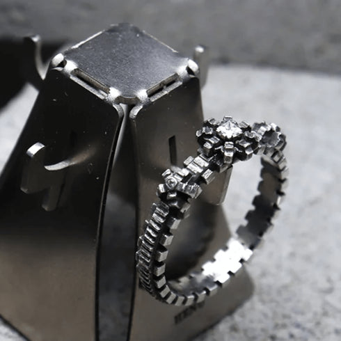HENU|D.F RING|Diamond & Silver Ring