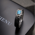HENU|T.H RING|Turquoise × Silver Ring x thread