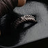 HENU|Diamond & Silver Stitch Ring