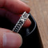 HENU|Diamond & Silver Stitch Ring