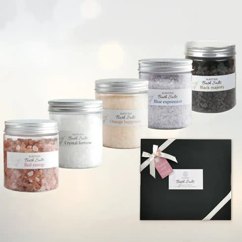 マユナ | マユナバスソルト 250g 5色 ローズハーブセット