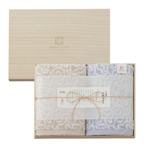 今治謹製 |紋織タオルセット (バスタオル2枚)