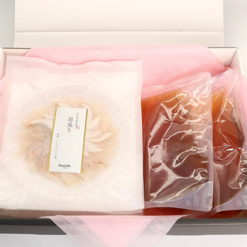 Sea Life|のどぐろしゃぶしゃぶセット4人前【ギフトボックス入り】