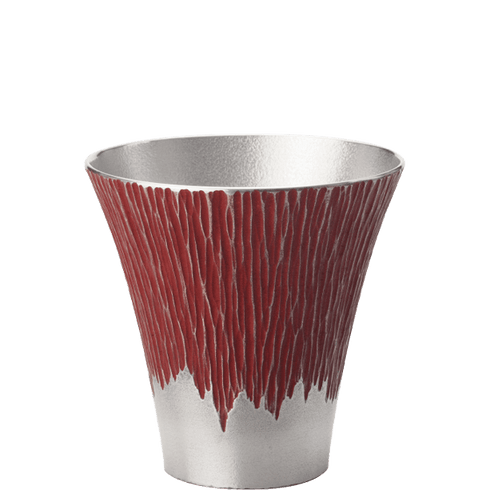 大阪錫器|富士山タンブラー 中