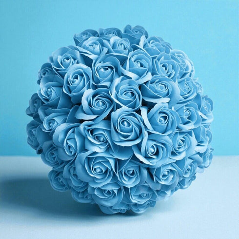 SAVON ROSE|スカイブルー M(70本) サヴォンローズ 花束