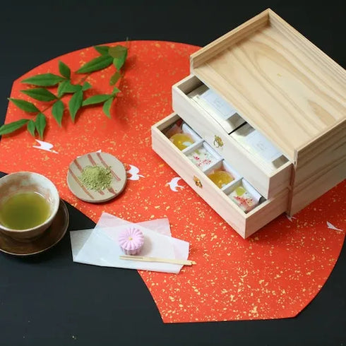 美食良菜|出雲茶師の銘茶パウダーとひと口菓子セット