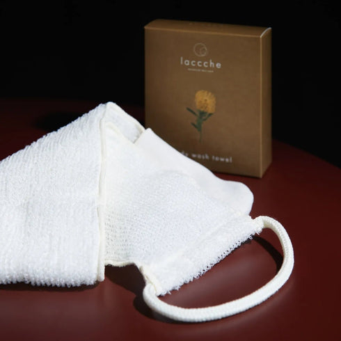 laccche|ベーシック ナイトケアセット(シートマスク6枚ボックス+ヴィーガン石けん〈ボディ・フェイス〉+ボディタオル+泡立てネット)