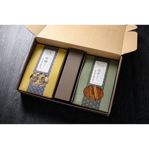 廣島料理専門酔心/釜めしの素セット【穴子・牡蠣】化粧箱・包装付き