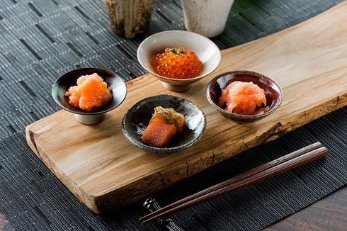 蔵出しめんたい本舗 | 蔵出しめんたいと明太子あえもの4種の詰め合わせ (2箱セット袱紗包み)