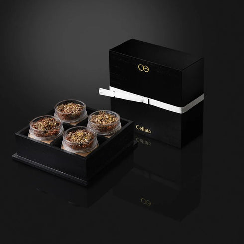 cellato |星月夜(黒トリュフ・チョコレート・ゆず)-コレクション(4個)