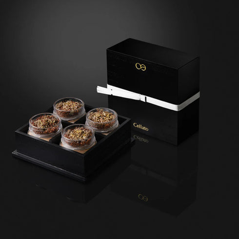 cellato |星月夜(黒トリュフ・チョコレート・ゆず)-コレクション(4個)
