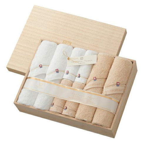 今治謹製 |至福タオルセット(バスタオル4枚 フェイスタオル4枚)