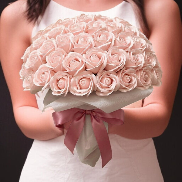 SAVON ROSE|ピーチピンク S(50本) サヴォンローズ 花束