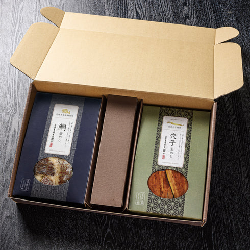 廣島料理専門酔心/釜めしの素セット【穴子・鯛】化粧箱・包装付き