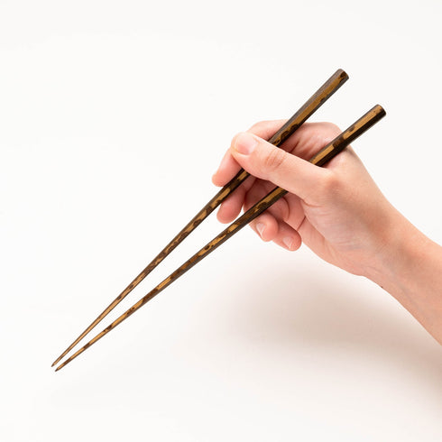 HASHIKURA MATSUKAN/京都 清水銘竹 図面 八角拭漆 朱合・黒ペア