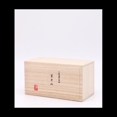 大阪錫器|富士山ぐい呑み 青・朱ペア