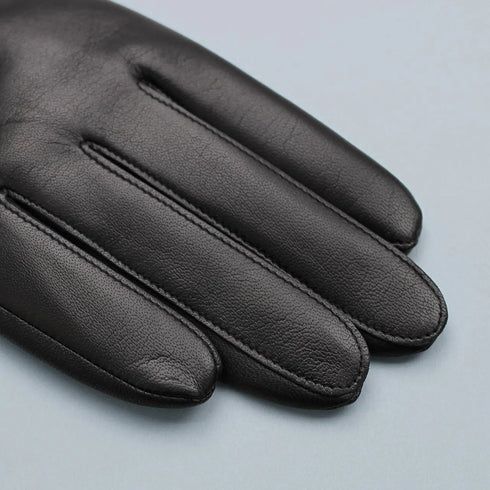 KURODA|No.BR14201M4 【MEN】 Italian Sheep Belted- Touch Panel 23cm Black