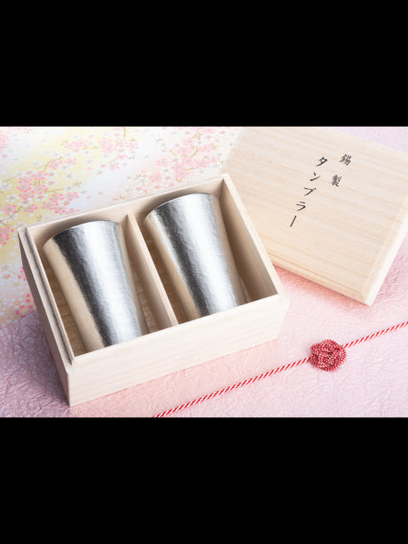 大阪錫器|タンブラースタンダード 中 ペア