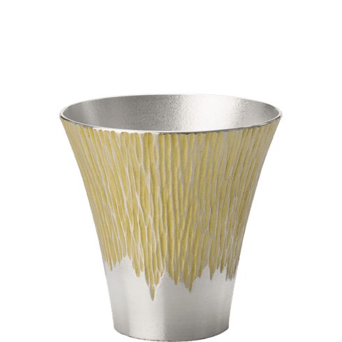 大阪錫器|富士山タンブラー 中