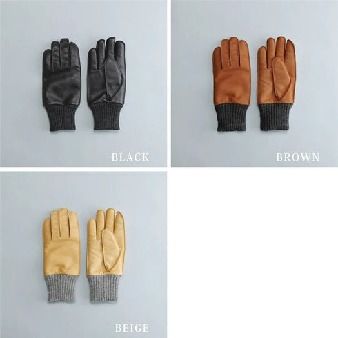 KURODA|No.BR03303M4【MEN】Cowhide Cuffs 24cm Brown