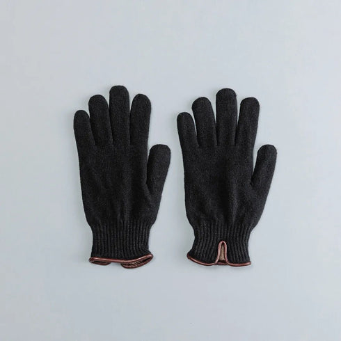 KURODA|No.BR92301M4【MEN】 Knit - Italian Sheep Piping Black