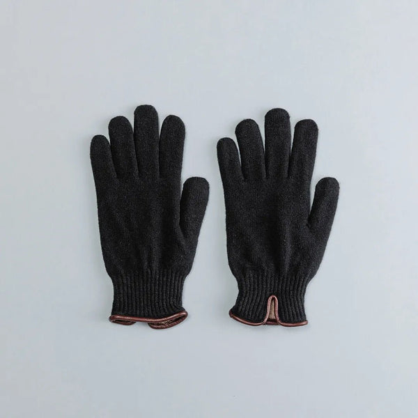 KURODA|No.BR92301M4【MEN】 Knit - Italian Sheep Piping Black