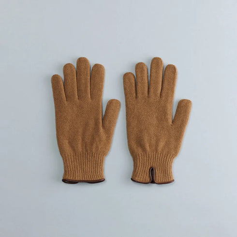 KURODA|No.BR92301M4【MEN】 Knit - Italian Sheep Piping Camel