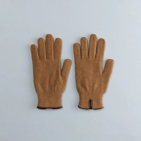 KURODA|No.BR92301M4【MEN】 Knit - Italian Sheep Piping Camel