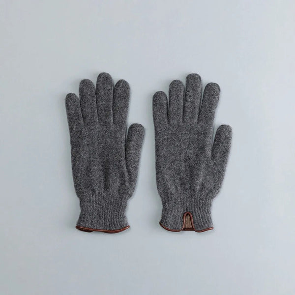 KURODA|No.BR92301M4【MEN】 Knit - Italian Sheep Piping Dark Gray