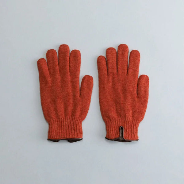 KURODA|No.BR92302L4【WOMEN】 Knit - Italian Sheep Piping Orange