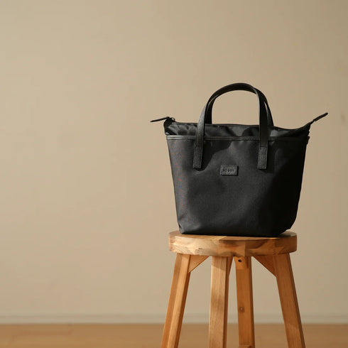 NO SIGN|ラウンド トートバッグ M ブラック