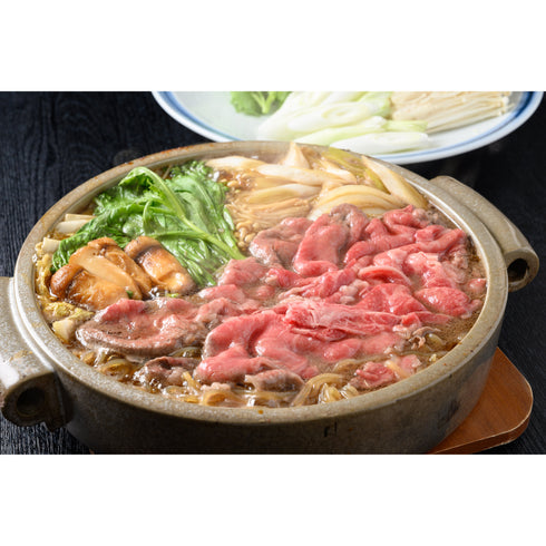 廣島料理専門酔心/牡蠣入り国産牛すき焼きセット(4人前)