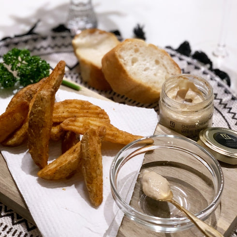 FRESH TRUFFLE JAPAN|白トリュフチーズクリームと黒トリュフポルチーニディップのセット【ギフト箱入り】