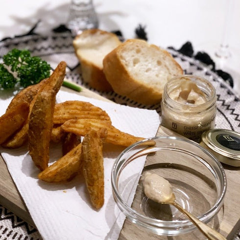 FRESH TRUFFLE JAPAN|白トリュフチーズクリームと黒トリュフポルチーニディップのセット【ギフト箱入り】