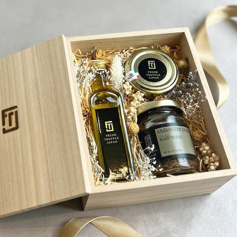 FRESH TRUFFLE JAPAN|トリュフギフト3点セット(オイル・塩・タルトゥファータ)