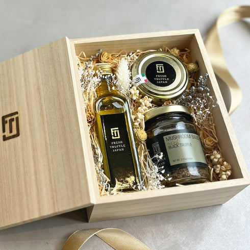 FRESH TRUFFLE JAPAN|トリュフギフト3点セット(オイル・塩・タルトゥファータ)