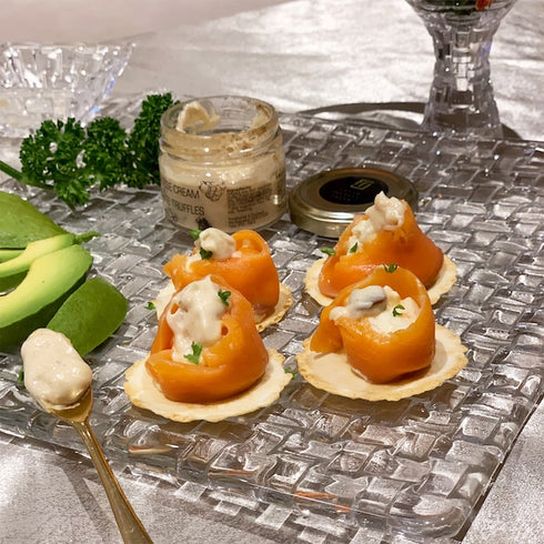 FRESH TRUFFLE JAPAN|白トリュフチーズクリームと黒トリュフポルチーニディップのセット【ギフト箱入り】